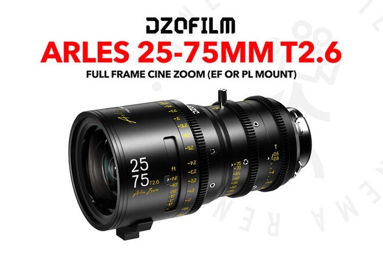 DZOFilm Arles 25-75mm T2.6 Full Frame Cine Zoom (EF or PL)