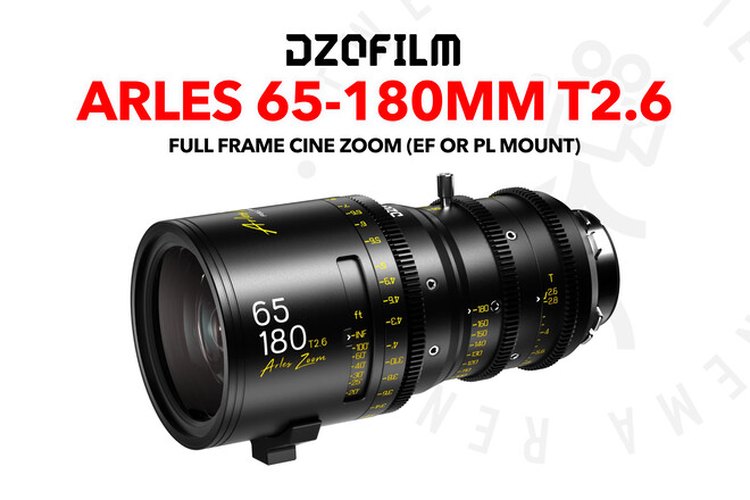 DZOFilm Arles 65-180mm T2.6 Full Frame Cine Zoom (EF or PL)
